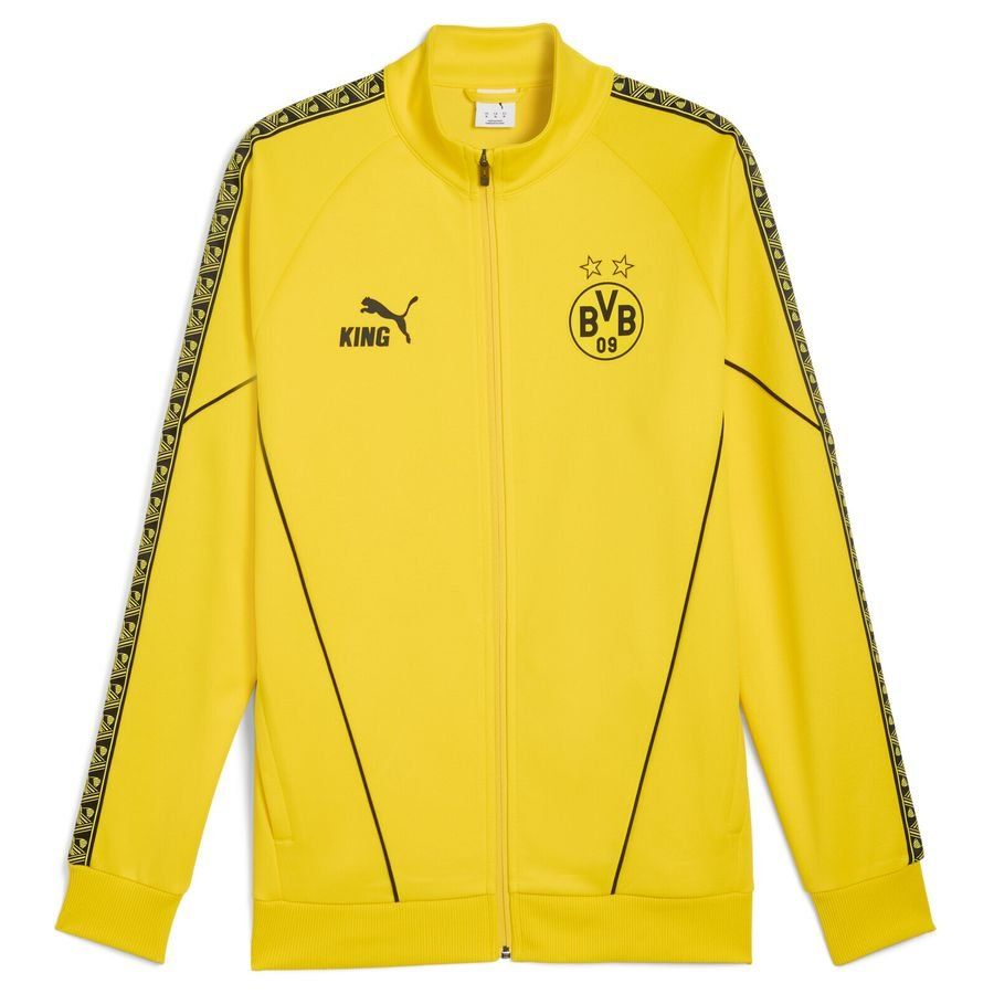 Dortmund Training Jacket Anthem - Faster Yellow/PUMA Black - Men's-SoccerKits Hub | Buy Soccer Jerseys Online